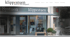 Desktop Screenshot of max-klippestuen.dk